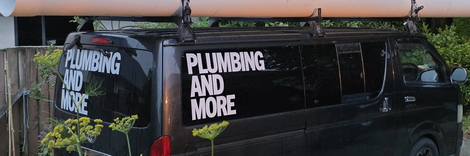 Plumbing and More - signwritten work van, plumbers in Nelson